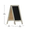 Flash Furniture White Wooden A-Frame Magnetic Chalkboard HGWA-GDI-CRE8-454315-GG